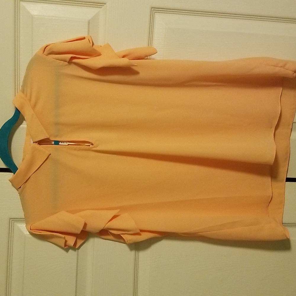 NWT XL Sioni Peach Blouse